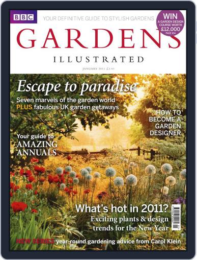 Gardens Illustrated December 22nd, 2010 Digital Back Issue Cover