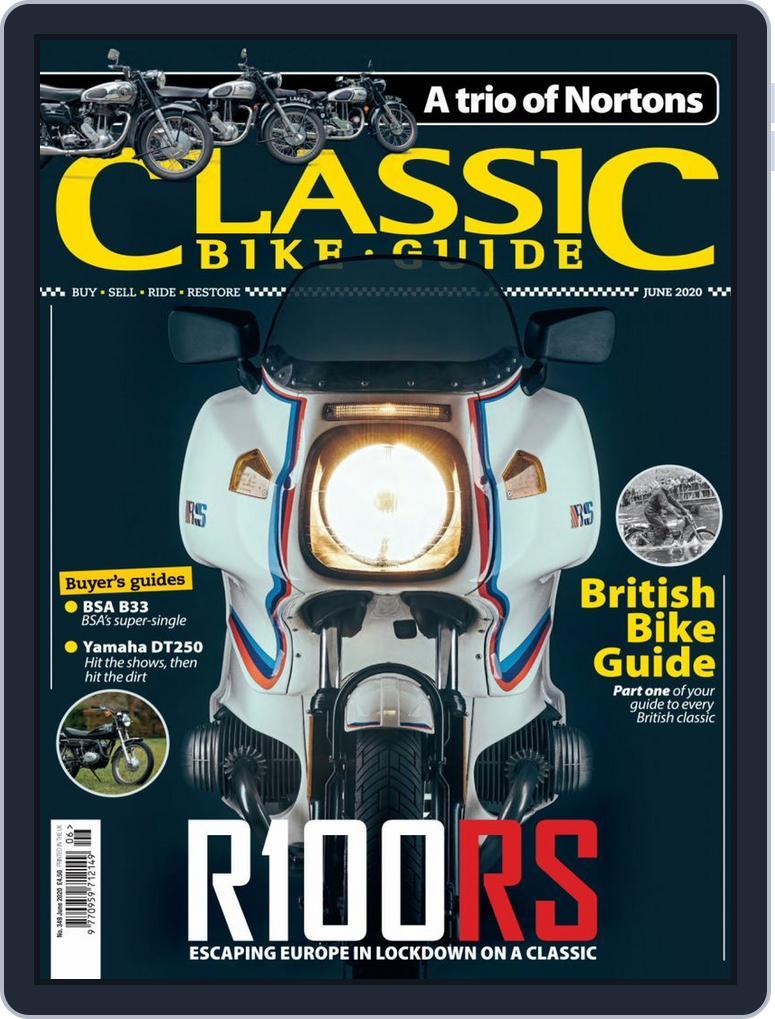 Classic Bike Guide (Digital) Subscription                    June 1st, 2020 Issue