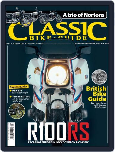 Classic Bike Guide June 1st, 2020 Digital Back Issue Cover