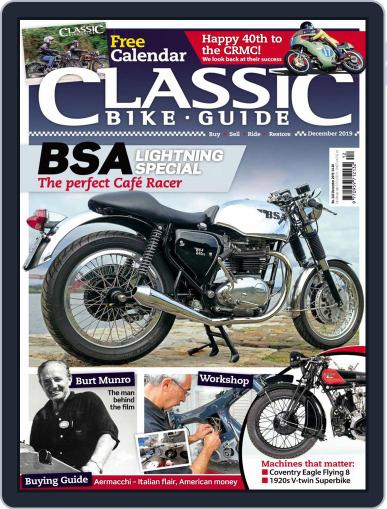 Classic Bike Guide December 1st, 2019 Digital Back Issue Cover