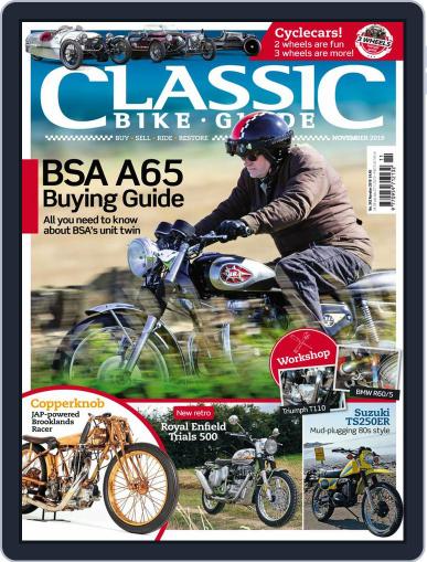 Classic Bike Guide November 1st, 2019 Digital Back Issue Cover