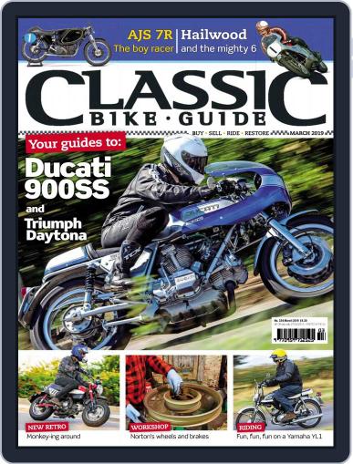 Classic Bike Guide March 1st, 2019 Digital Back Issue Cover