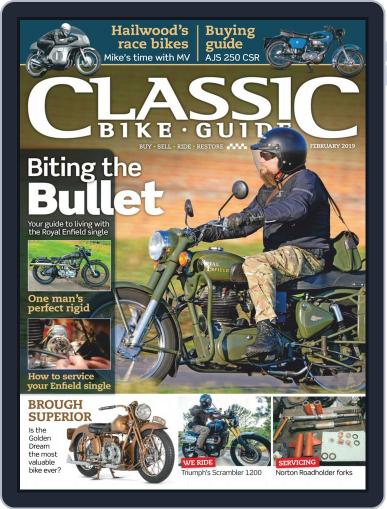 Classic Bike Guide February 1st, 2019 Digital Back Issue Cover