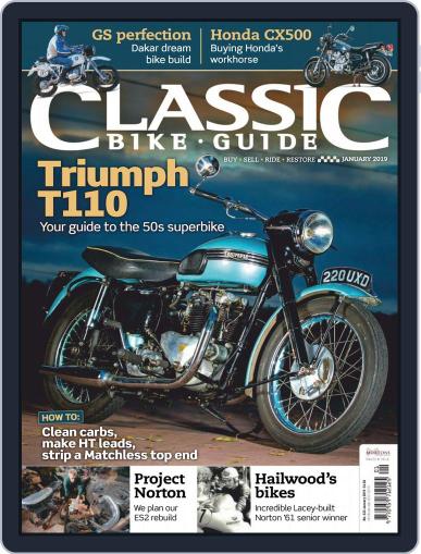 Classic Bike Guide January 1st, 2019 Digital Back Issue Cover