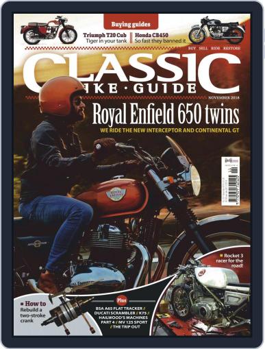Classic Bike Guide November 1st, 2018 Digital Back Issue Cover