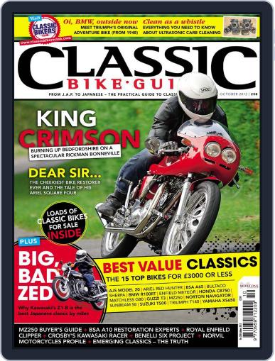 Classic Bike Guide September 25th, 2012 Digital Back Issue Cover