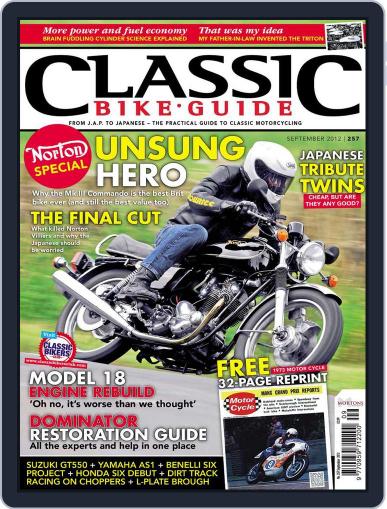 Classic Bike Guide August 30th, 2012 Digital Back Issue Cover