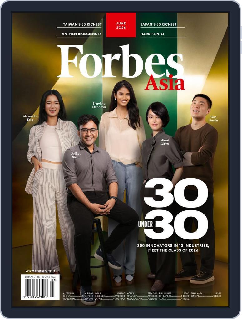 Forbes Asia (Digital) Subscription                    June 1st, 2026 Issue