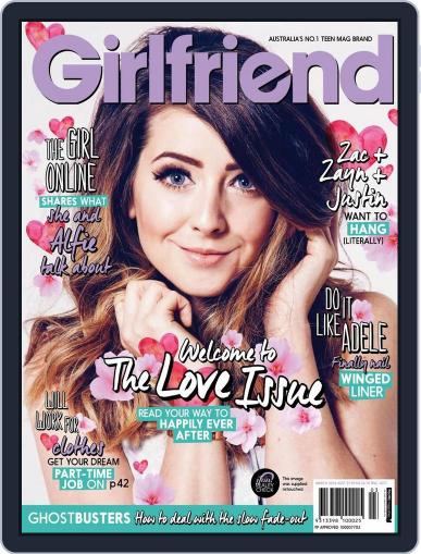 Girlfriend Australia February 8th, 2016 Digital Back Issue Cover