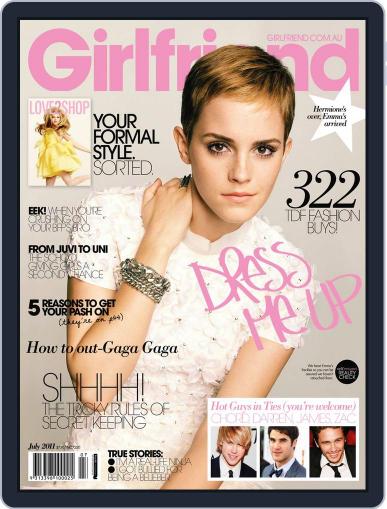 Girlfriend Australia July 1st, 2011 Digital Back Issue Cover