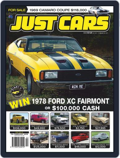 Just Cars January 24th, 2019 Digital Back Issue Cover