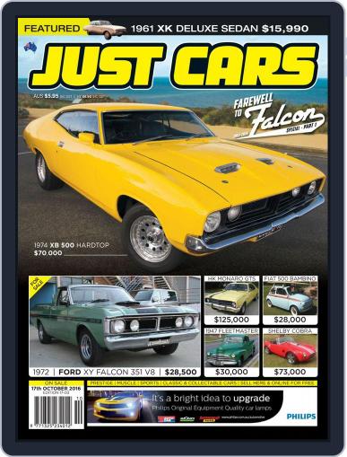 Just Cars October 1st, 2016 Digital Back Issue Cover