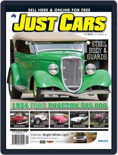 Just Cars August 31st, 2015 Digital Back Issue Cover