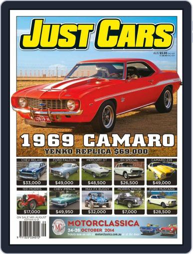 Just Cars August 13th, 2014 Digital Back Issue Cover