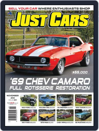 Just Cars October 9th, 2012 Digital Back Issue Cover