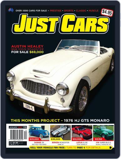 Just Cars January 18th, 2011 Digital Back Issue Cover