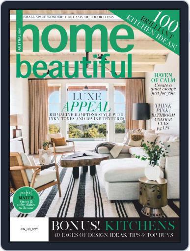 Australian Home Beautiful (Digital) March 1st, 2020 Issue Cover