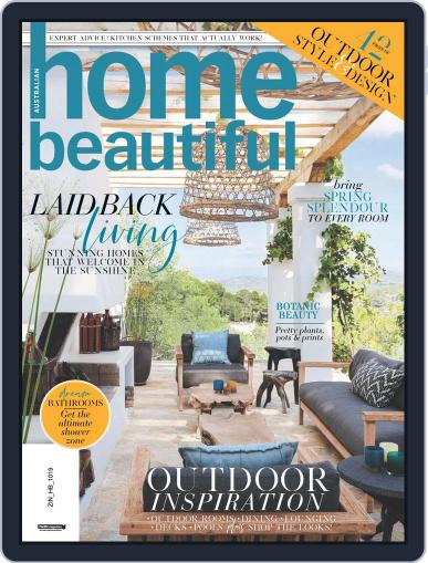 Australian Home Beautiful October 1st, 2019 Digital Back Issue Cover