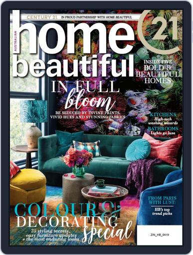 Australian Home Beautiful April 1st, 2019 Digital Back Issue Cover