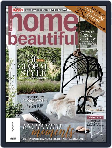 Australian Home Beautiful August 1st, 2018 Digital Back Issue Cover