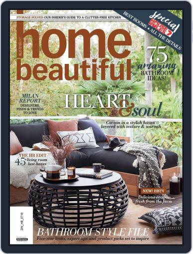 Australian Home Beautiful July 1st, 2018 Digital Back Issue Cover