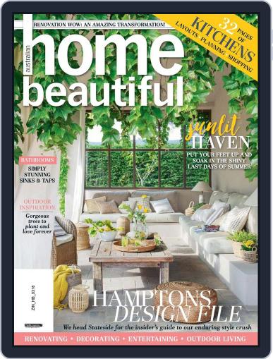 Australian Home Beautiful March 1st, 2018 Digital Back Issue Cover