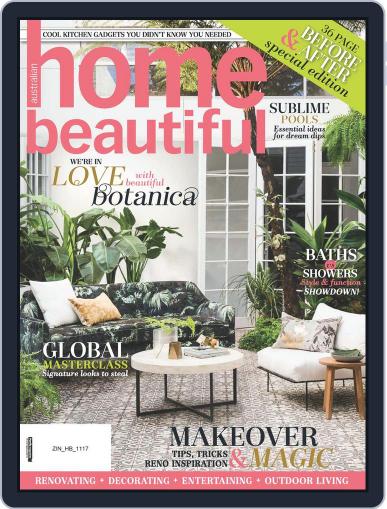 Australian Home Beautiful November 1st, 2017 Digital Back Issue Cover