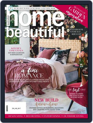 Australian Home Beautiful August 1st, 2017 Digital Back Issue Cover