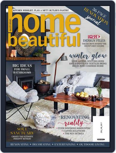 Australian Home Beautiful June 1st, 2017 Digital Back Issue Cover