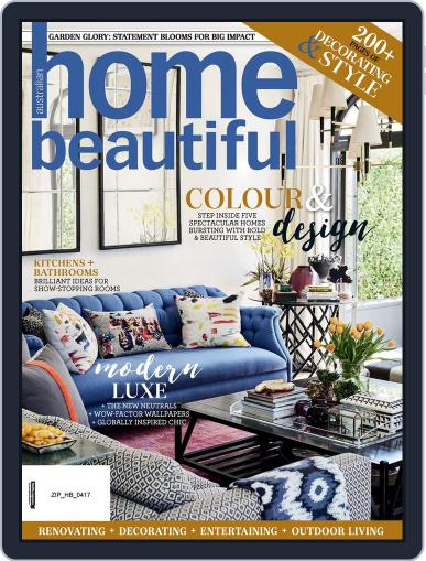 Australian Home Beautiful April 1st, 2017 Digital Back Issue Cover