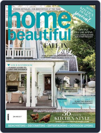 Australian Home Beautiful March 1st, 2017 Digital Back Issue Cover