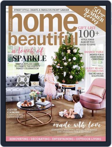 Australian Home Beautiful December 1st, 2016 Digital Back Issue Cover