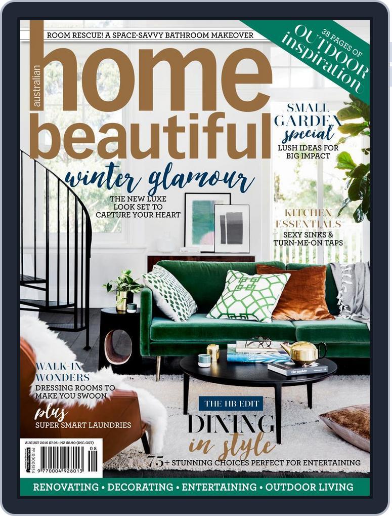 Australian Home Beautiful (Digital) Subscription                    July 10th, 2016 Issue