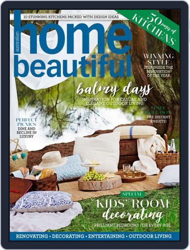 Australian Home Beautiful February 8th, 2016 Digital Back Issue Cover