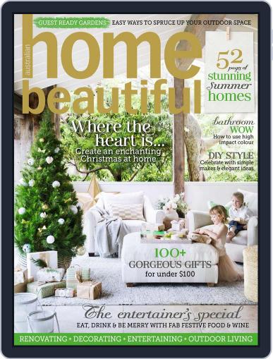 Australian Home Beautiful November 16th, 2014 Digital Back Issue Cover