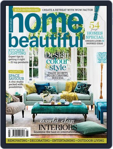 Australian Home Beautiful April 13th, 2014 Digital Back Issue Cover