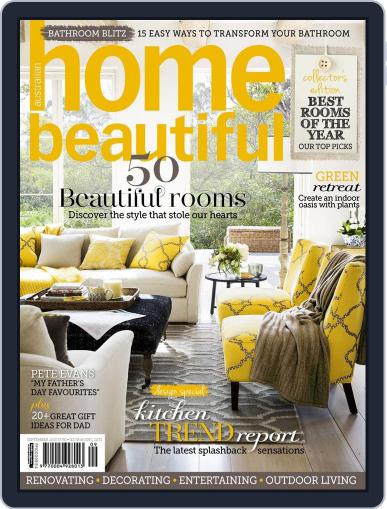 Australian Home Beautiful August 9th, 2013 Digital Back Issue Cover