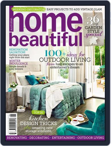 Australian Home Beautiful August 3rd, 2012 Digital Back Issue Cover