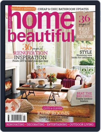 Australian Home Beautiful July 13th, 2012 Digital Back Issue Cover
