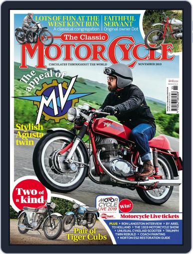 The Classic MotorCycle November 1st, 2019 Digital Back Issue Cover