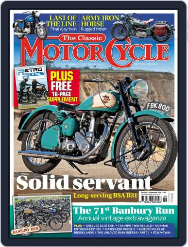 The Classic MotorCycle September 1st, 2019 Digital Back Issue Cover