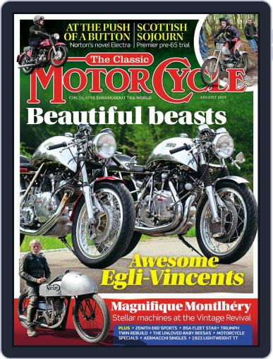 The Classic MotorCycle August 1st, 2019 Digital Back Issue Cover