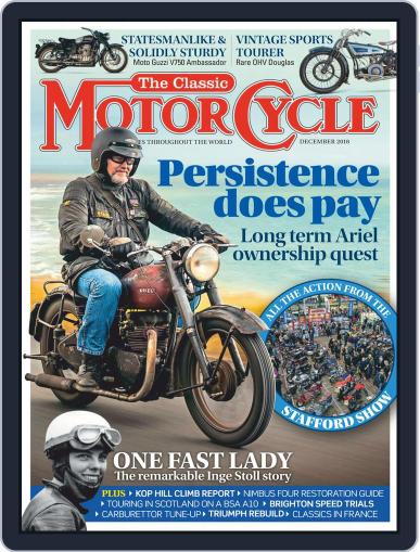 The Classic MotorCycle December 1st, 2018 Digital Back Issue Cover