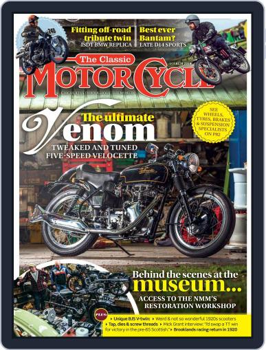 The Classic MotorCycle March 1st, 2018 Digital Back Issue Cover