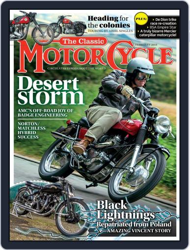 The Classic MotorCycle February 1st, 2018 Digital Back Issue Cover