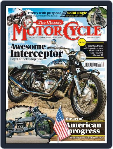 The Classic MotorCycle November 1st, 2017 Digital Back Issue Cover