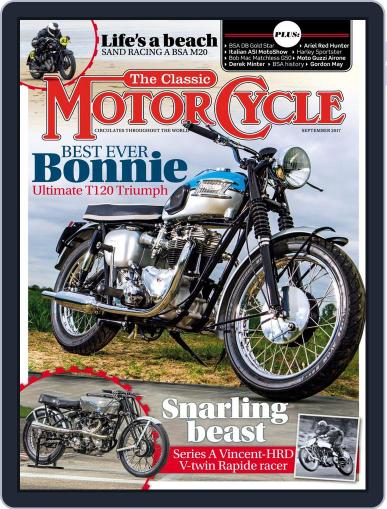The Classic MotorCycle September 1st, 2017 Digital Back Issue Cover