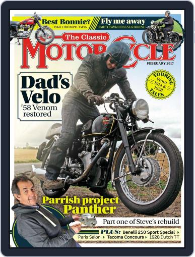 The Classic MotorCycle February 1st, 2017 Digital Back Issue Cover