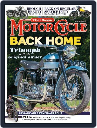 The Classic MotorCycle June 29th, 2016 Digital Back Issue Cover