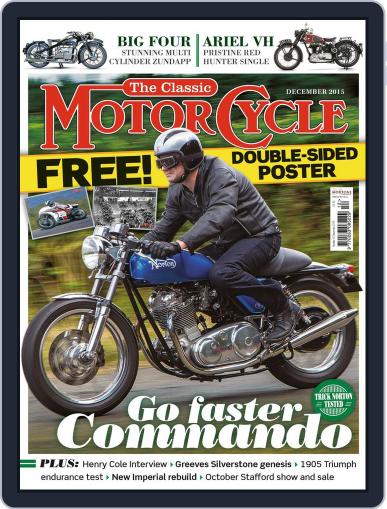 The Classic MotorCycle November 9th, 2015 Digital Back Issue Cover